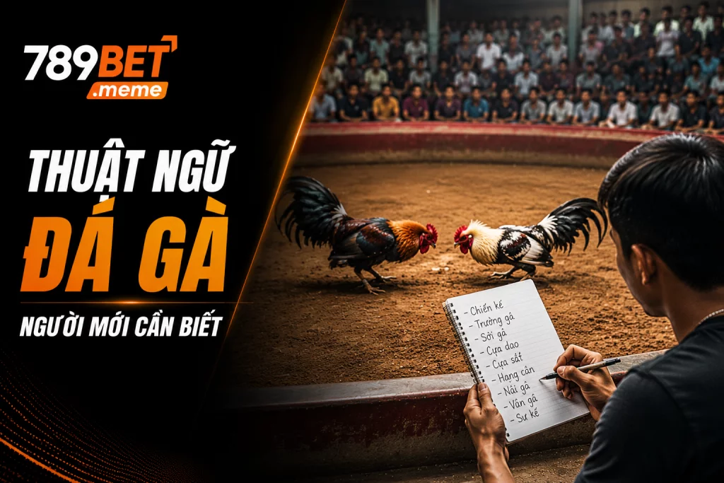 Người mới theo dõi một trận đá gà và tìm hiểu các thuật ngữ cơ bản