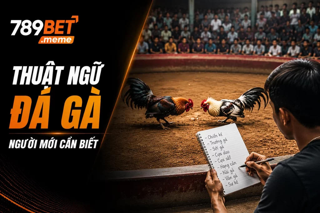 Người mới theo dõi một trận đá gà và tìm hiểu các thuật ngữ cơ bản